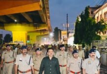 पुलिस आयुक्त ने 7 किमी पैदल निरीक्षण कर दिए निर्देश