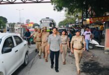 वाराणसी-प्रयागराज हाईवे पर पुलिस कमिश्नर का एक्शन, 681 वाहनों का चालान